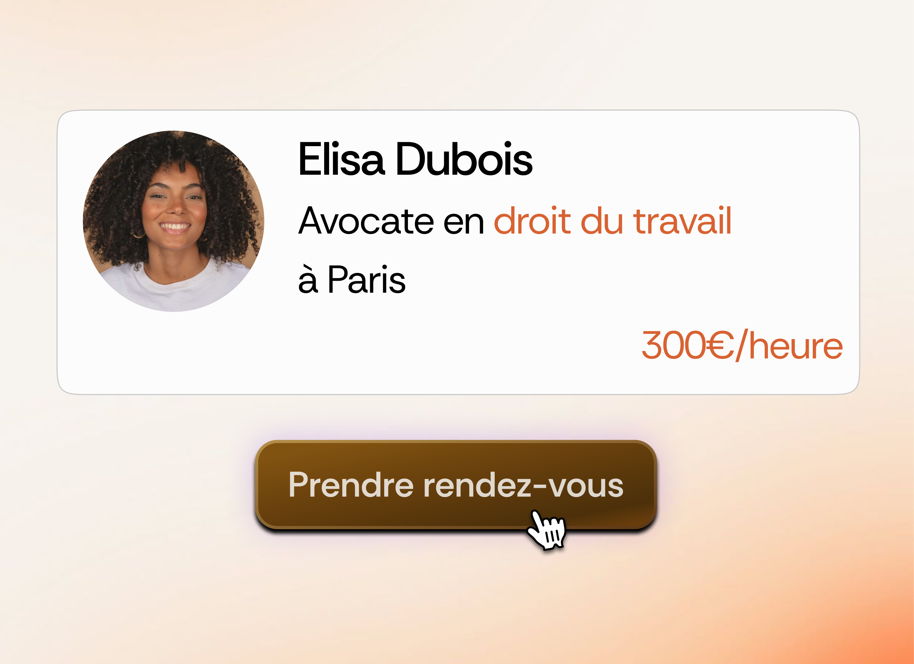 Prise de rendez-vous